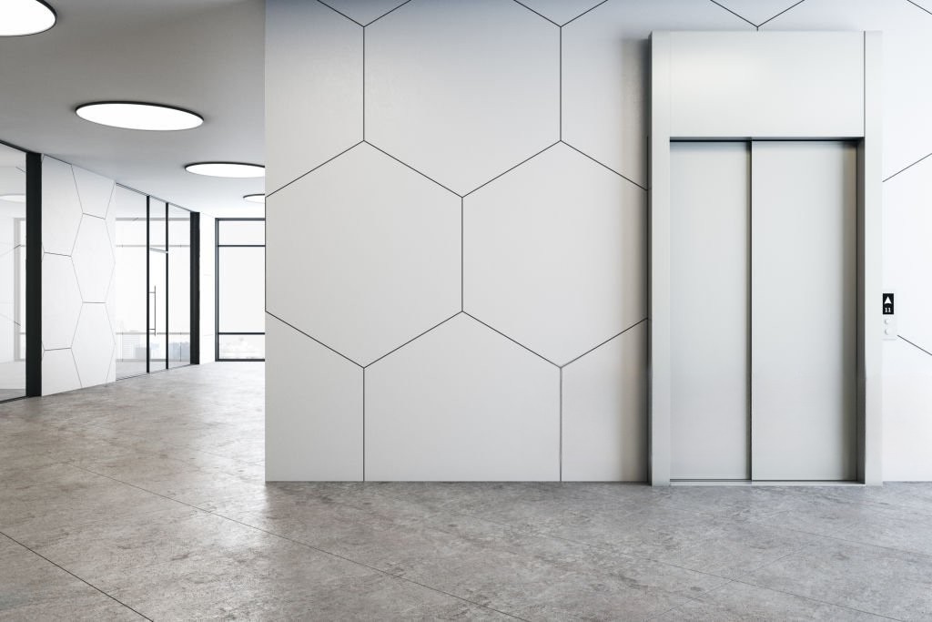 textured gypsum partition