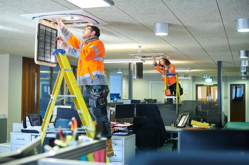 Air construction and cooler wiring