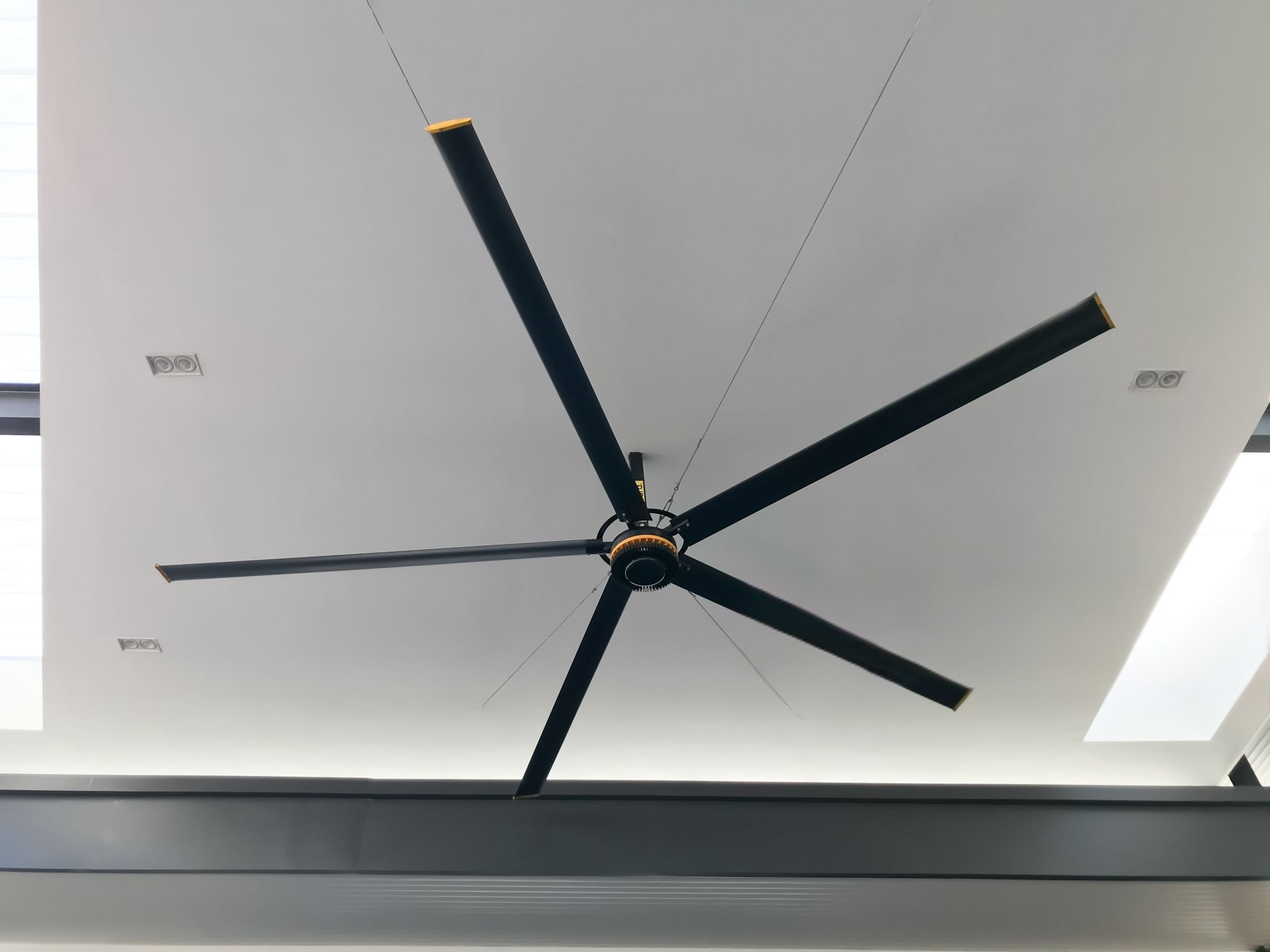 Large Ceiling Fan Installations In Open Place