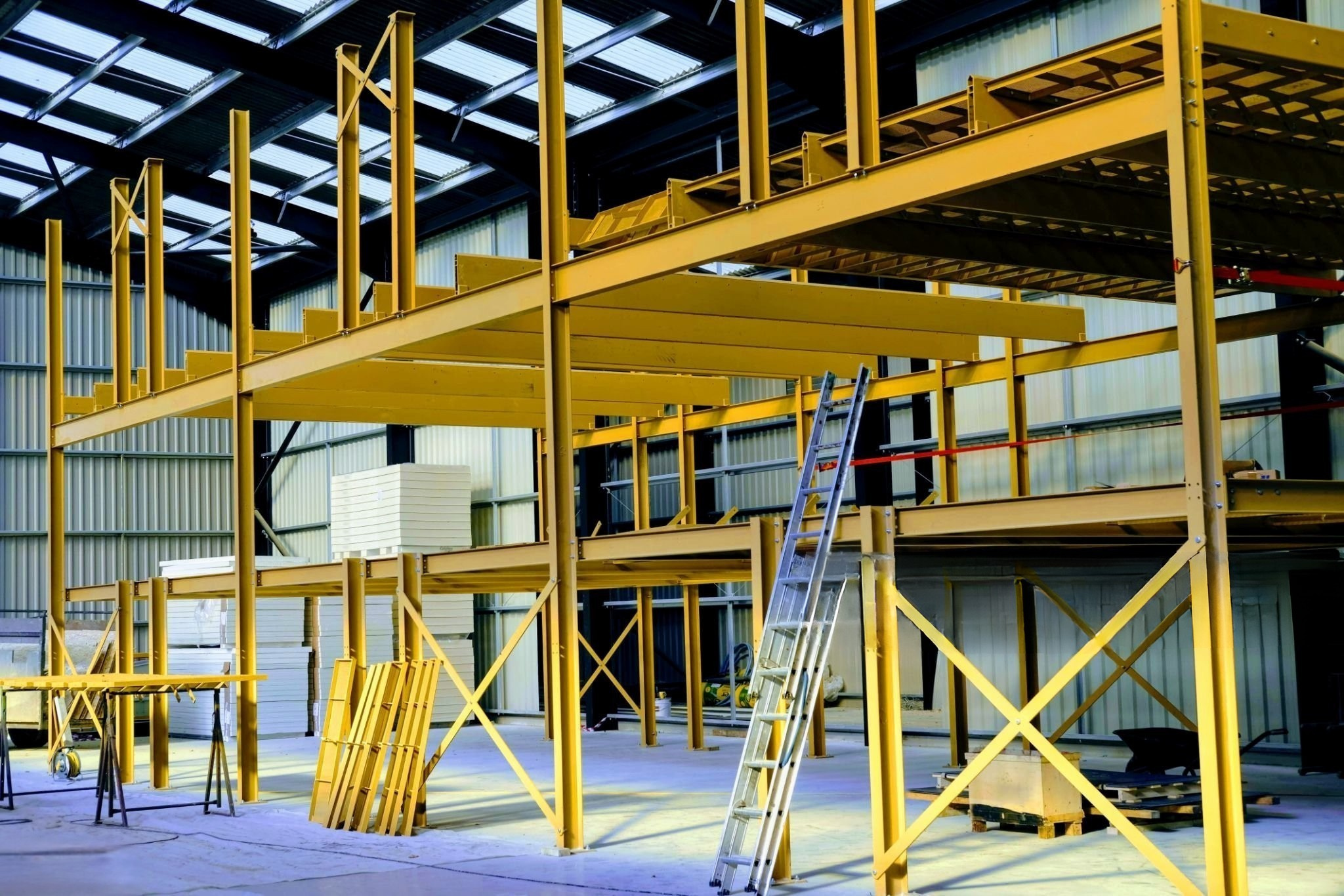 reusable mezzanine floor