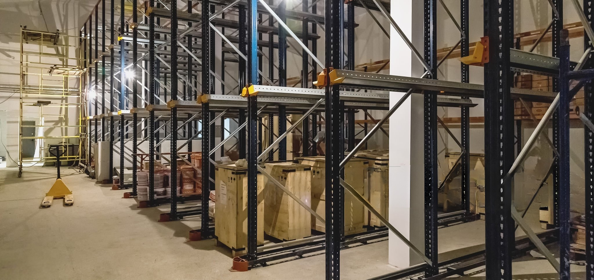 Forklift Pallet Shuttle Rack System